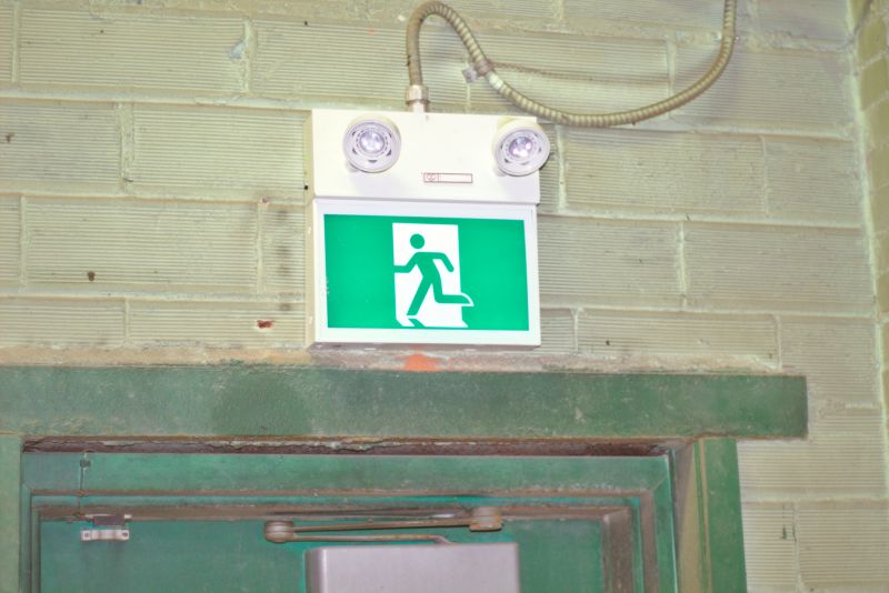 Maintenance Crew Testing Emergency Lights